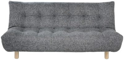 Habitat Kota 2 Seater Fabric Sofa Bed - Black and White.